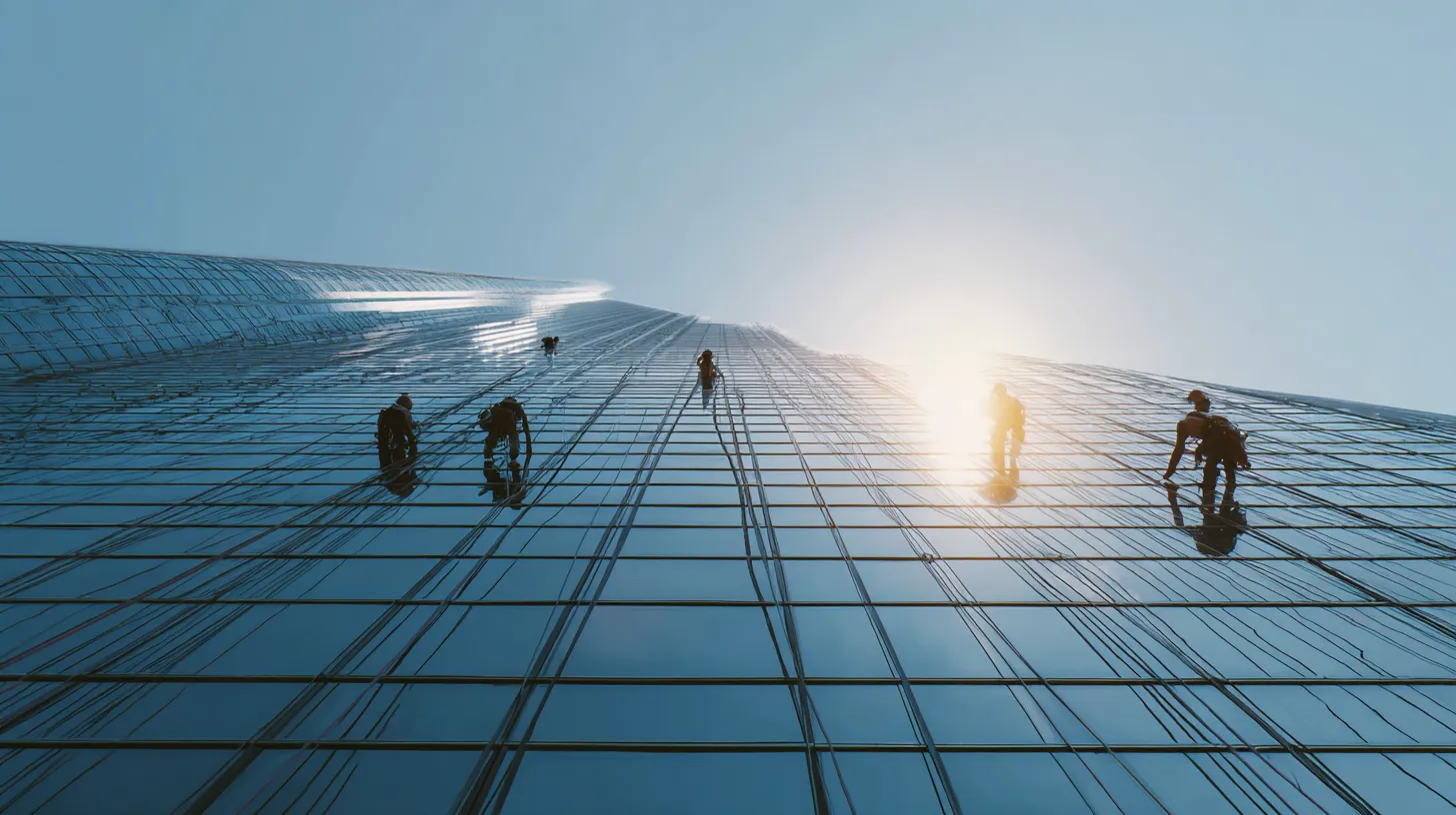 Como deve ser realizada a limpeza de fachada de vidro