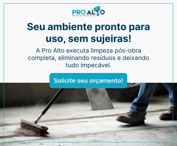 Limpeza de final de obra Limpeza de final de obra