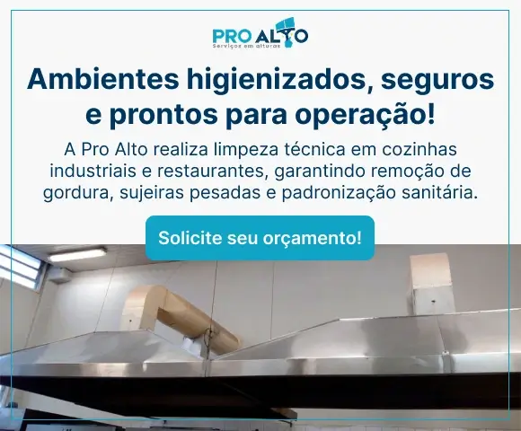 cta limpez de cozinha industrial e restaurante